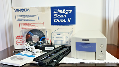 Minolta Dimage Scan Dual II, AF-2820U Slide and Film Scanner | eBay UK