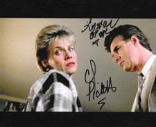 * LYMAN WARD & CINDY PICKETT * signed 8x10 photo * FERRIS BUELLER'S DAY OFF * 7