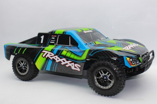 Traxxas 68277-4 Slash grün 4x4 Clipless VXL Ultimate 1:10 SC RTR Brushless  NEU - Bild 1 von 12