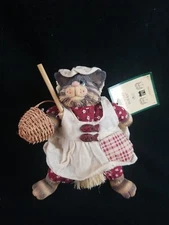 NEW The Country Folks Russ Berrie Co ZELDA Critters Figurine Cat Shelf Sitter 