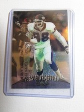 1998 Finest Refractors New York Giants Football Card #46 Jessie Armstead