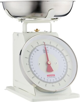 Typhoon Living Waage, Edelstahl, cremefarben, 25.5 x 15.5 x 25 cm
