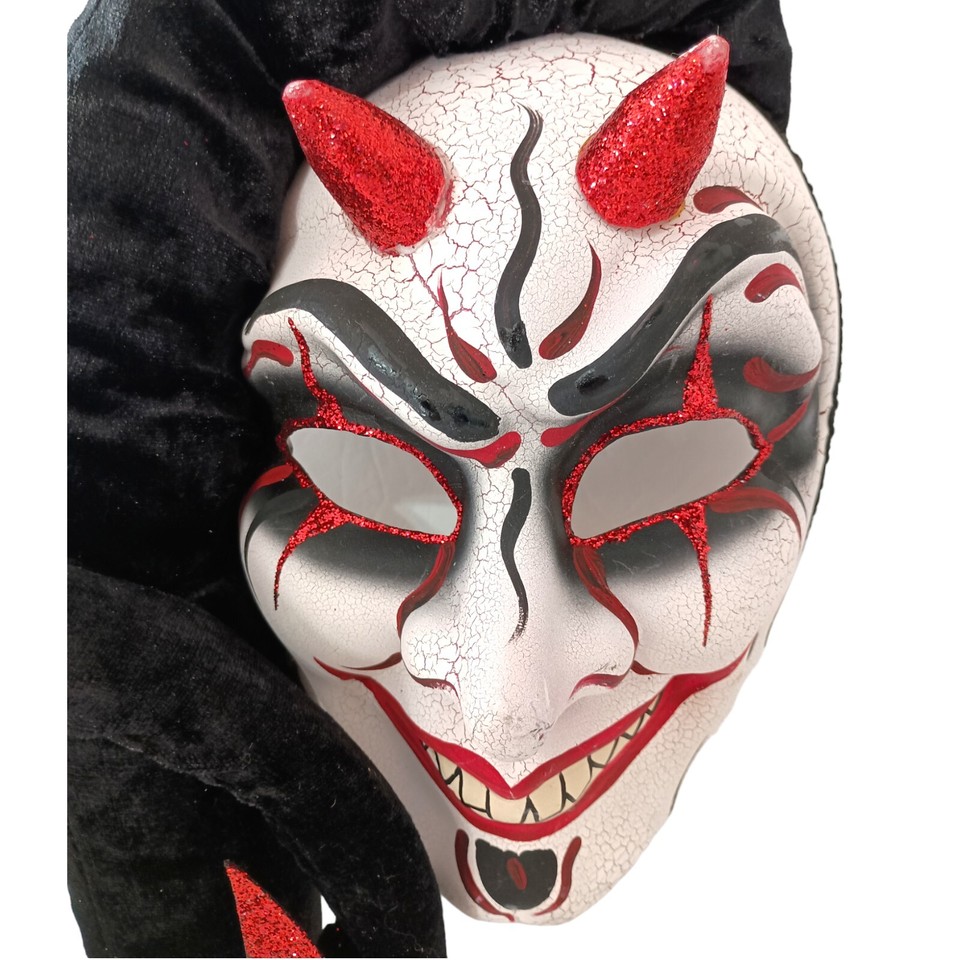 Devil Mask Wall Decor Italian Halloween Demon Kinky Goblin