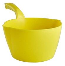 Vikan 56826 64 oz. Round Scoop, Yellow, Polypropylene