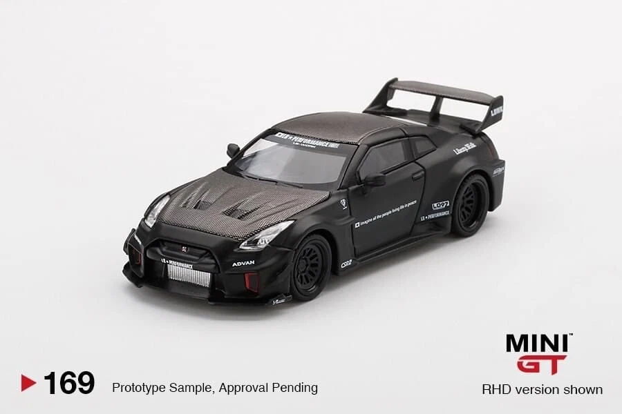 MINI GT 169 LB-Silhouette WORKS GT NISSAN 35GT-RR Ver.1 Matte Black LHD