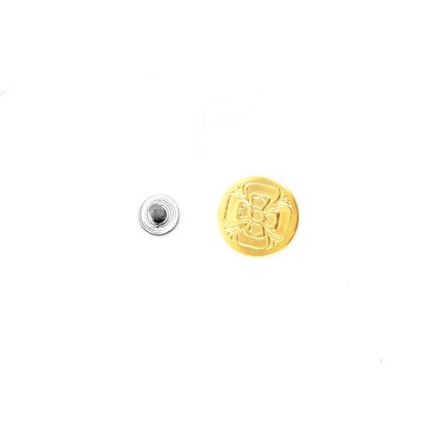 10 pack - 17mm Hammer On Denim Jeans Buttons with tack alloy studs AH2 - Picture 12 of 19