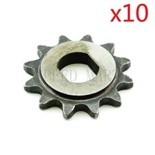 10pcs 12 Tooth Sprocket Dual D-bore for 25 chain electric scooter motors MY1020