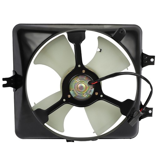 Electric A/C Condenser Cooling Single Fan Assembly For 2003-07 Honda Accord - Imagen 9 de 10