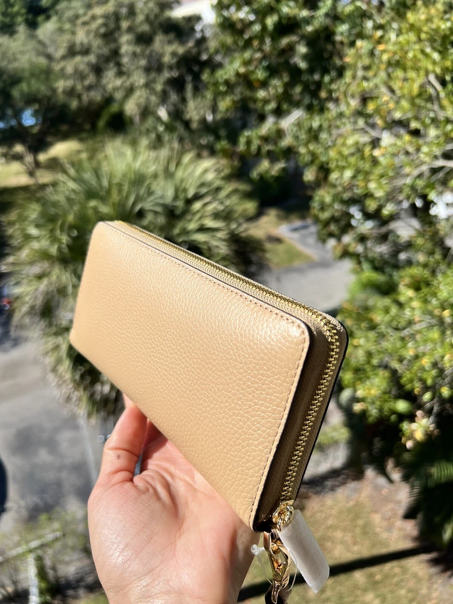 MICHAEL Michael Kors Large Zip Leather Card Holder