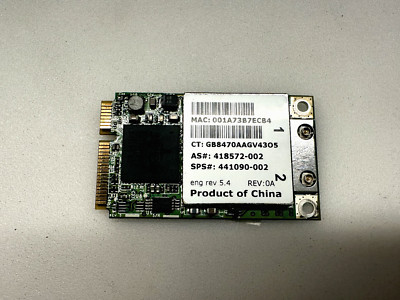 BROADCOM BCM94311MCGHP3 441090-002 HP PRESARIO C700 (979N) WIFI PCB Board