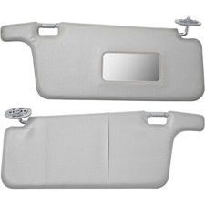 2pcs Interior Sun Visor Gray For 1996-2001 Honda Civic Lhd Cx Dx Ex Exr Sunvisor