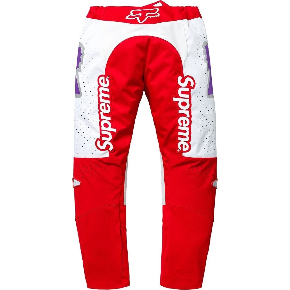 Pantalon moto cross Supreme x Fox Racing SS18 taille S rouge NEUF 