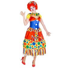 Frauenkostüm Clown Clownfrau Clownkostüm Harlekin Fasching Karneval Kostüm Frau