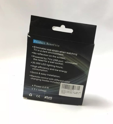 USB Mood Light For TV One LED Strip Power 4.8 W 5 V Voltage A7 - Picture 3 of 6
