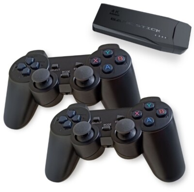 20000+ Retro Videospielkonsole 4K HD TV Spiel Stick ink.2 Wireless Controller