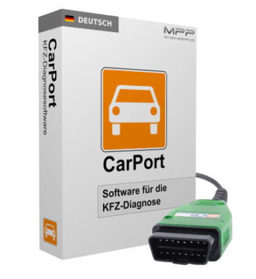 CarPort Pro-Edition CAN KKL OBD2 Software + CP-Compact Interface für V.A.G.