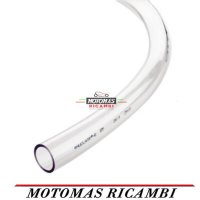 BENZINSCHLAUCH ÖL MISCHER 6mm PVC SCOOTER MOTORRAD TRANSPARENT ROBUST 1M