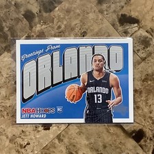 2023-24 NBA Hoops Jett Howard Rookie Greetings #16 Orlando Magic RC B-8