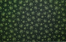 Maywood Studio All The Trimmings stars green By the 1/4 yard cotton fabric