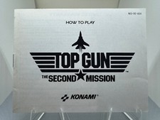 ORIGINAL Nintendo TOP GUN 2 SECOND MISSION Instruction Booklet Manual Book