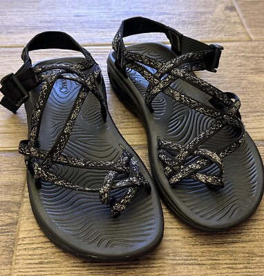 Chaco ZCloud Sport Sandals Nylon  Hiking Trails Camping Womens Size 8 J105110