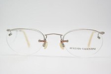 Vintage Glasses AUGUSTO VALENTINI 7297 Silver Half-Rim Eyeglass Frame