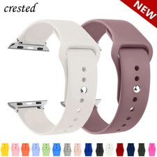 Silicone strap For Apple Watch band iwatch 9 8 7 6 5 SE Ultra 2 Belt 38mm-49mm