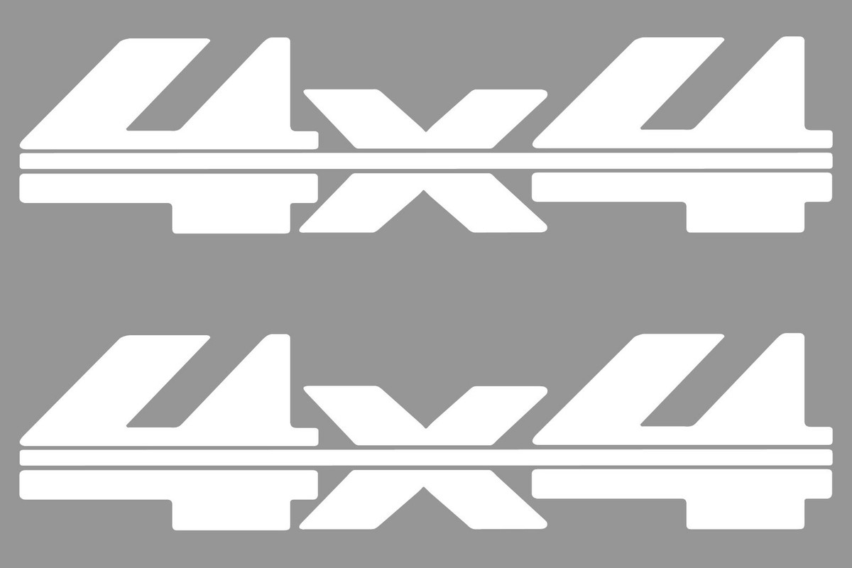 4x4 Decal For Truck SUV ATV Side By Side Vinyl Decal Sticker 2 Pcs - Foto 6