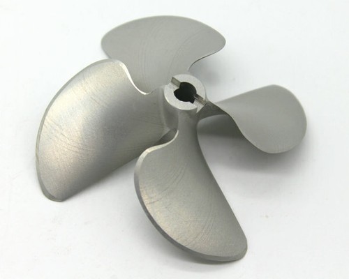 Rc Propeller CNC Machined 4 blades Alloy 485 For 6.35mm 1/4" Prop Shaft Rc Boat - Picture 3 of 4
