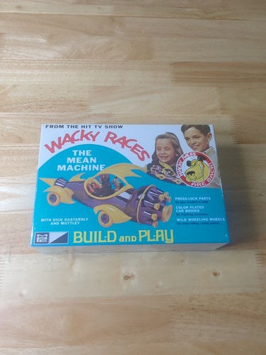 MPC Wacky Races The Mean Machine Snap Together Model Kit Dick Dastardly ...