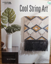 Leisure Arts Cool String Art Crafting Book - 10 Designs