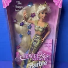 Jewel Hair Mermaid Barbie Doll #14586 Vintage 1995 NEW Longest Hair Ever Blonde
