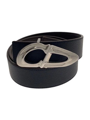 Ceinture Christian Dior cuir noir homme occasion