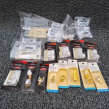 Gold Filled Connectors. BNC, F, Coax, Banana. RL45, CC-RH4 Lot of 16