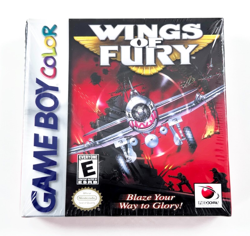 WINGS OF FURY BRAND NEW SEALED 1999 Authentic Nintendo Game Boy Color
