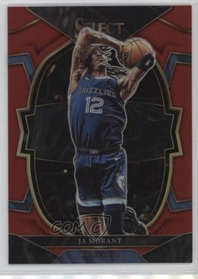 2022-23 Panini Select Concourse Red Prizm 174/199 Ja Morant #58 0b4t