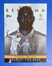 Topps 2023-24 UEFA Karim Benzema Best of the Best Real Madrid BM-4