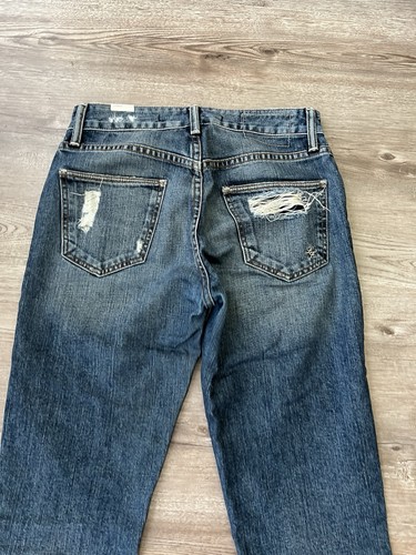 Lovers Friends Distressed Boyfriend Jeans Womens 23 High Rise Full Length - Picture 10 of 18