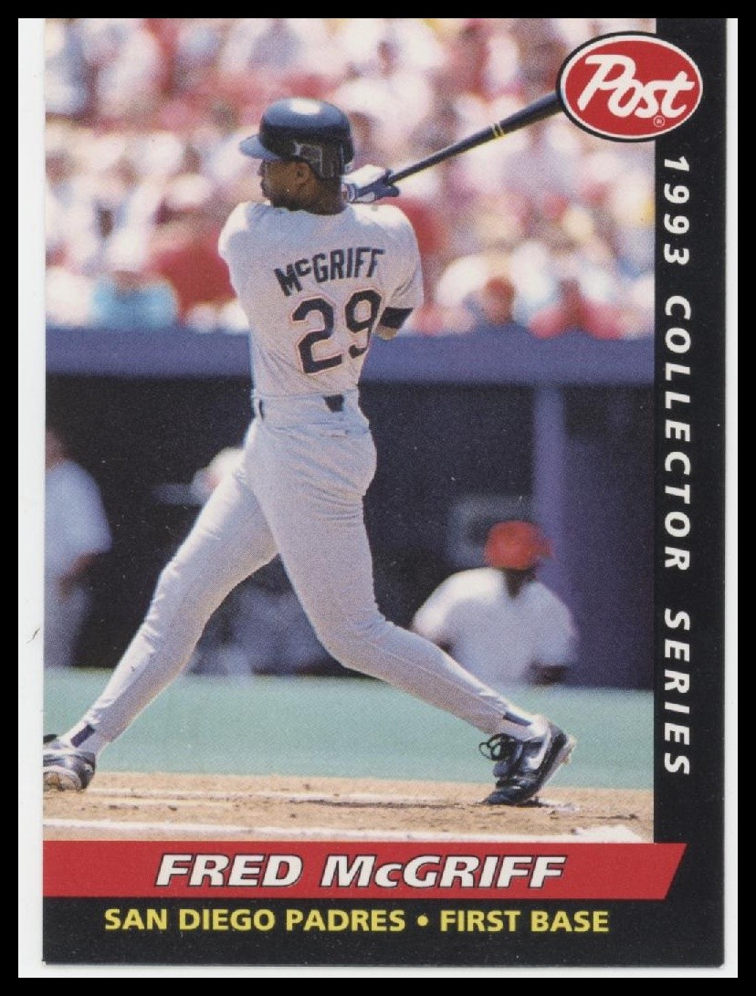 1993 Post Cereal #5 Fred McGriff