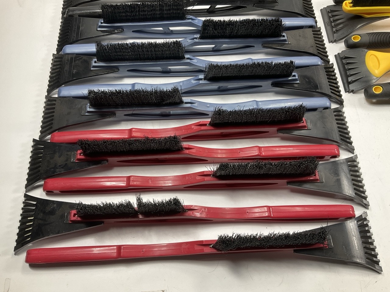 35 Assorted Mixed Ice Scrapers & Snow Broom Brushes - ICE SCRAPER Lot #11