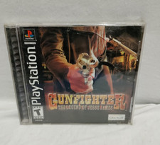 Gunfighter The Legend of Jesse James Sony Playstation 1 PS1 Black Label