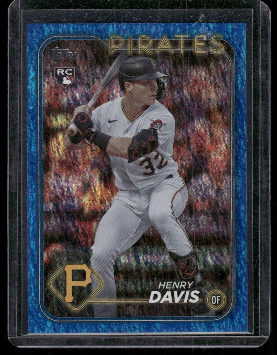 2024 Topps #295 Henry Davis Blue Holofoil #/999