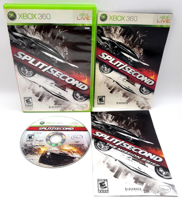 Split/Second (Microsoft Xbox 360, 2010) CIB COMPLETE IN BOX