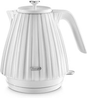 De'Longhi Ballerina Jug Kettle | 360° Swivel Base 3000w 1.7L | White | Brand New