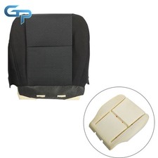 For Chevy Silverado 1500 2007-2013 2014 Driver Bottom Seat Cover+Foam Cushion