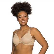 Vanity Fair Beauty Back Full Figure Minimizer Underwire Bra 76080 Damask 44C NWT