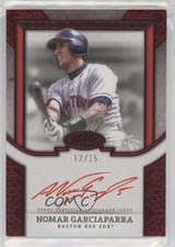 2024 Topps Tier One Talent Red Foil 12/15 Nomar Garciaparra #T1TA-NG Auto 14hk