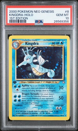 Kingdra (1st Edition) graded PSA 10 for sale on eBay