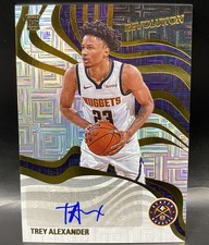 2024-25 Panini Revolution Trey Alexander AUTO Levels /25 Rookie RC Nuggets