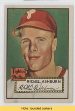 1952 Topps Richie Ashburn #216 HOF READ b7j